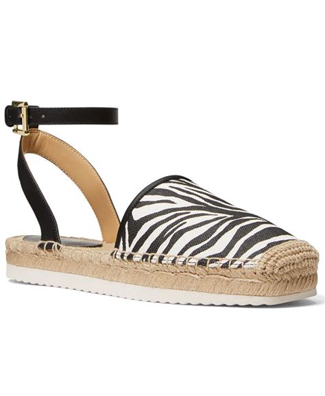 michael michael kors women's lenny espadrille flats|Michael Kors slip on flats.